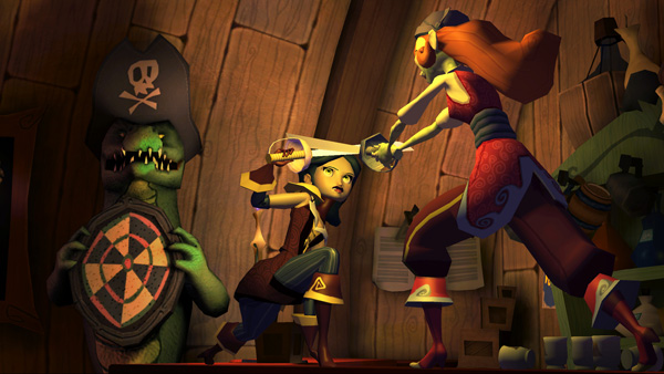���ﵺ���µ����£�Guybrush Threepwood��������þ���Ӳ�̰�